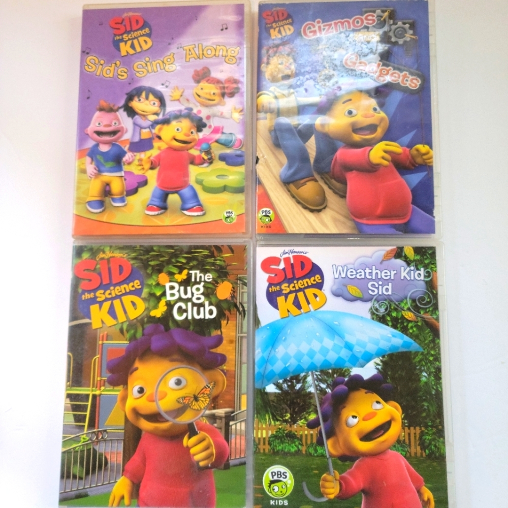 Sid the Science Kid (4), Weather Kid Sid, Sing Along, Gizmos & Gadgets, Bug Club